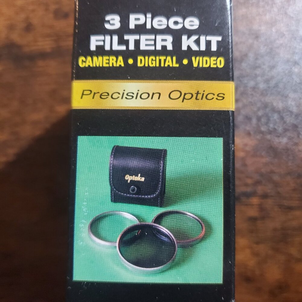 NEW Opteka 72mm Precision Optics 3 Piece Filter Kit Digital Camera + 58mm Targus